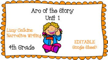 arc   story lucy calkins writing  grade writing unit