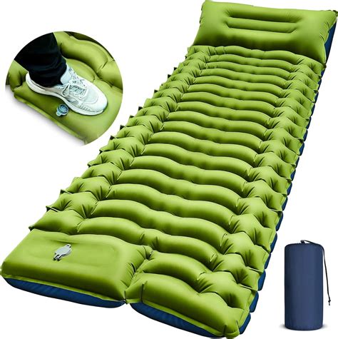 camping sleeping pad extra thick durable camping inflatable mat