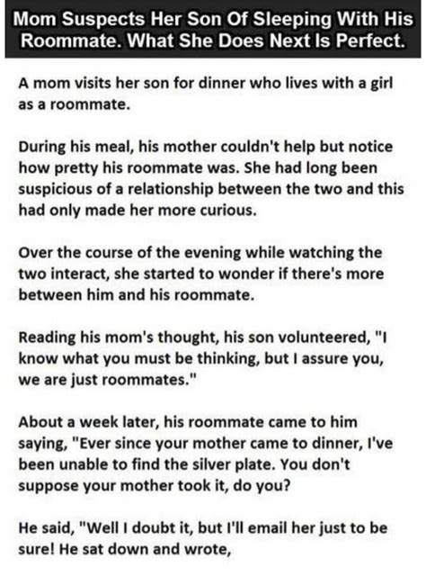 อ่านและทำความเข้าใจภาษาอังกฤษ Mom Suspects Her Son Of Sleeping With His