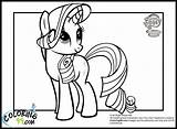 Rarity Mewarnai Mlp Poni Tegninger sketch template