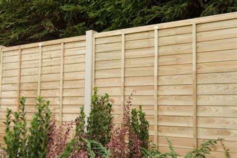 ft  ft    pressure treated superlap fence panel forest garden