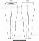 Leggings Fashion Sketch Template Templates Vector Sketches Flat Coloring Pages Paintingvalley Clip sketch template