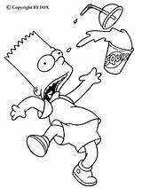 Bart Simpsons sketch template