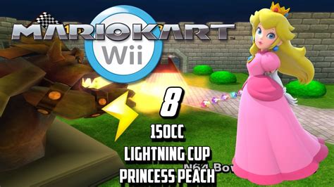 Mario Kart Wii 08 Lightning Cup Princess Peach Youtube