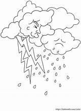 Coloring Rain Pages Storm Cloud Lightning Weather Clouds Color Drawing Cartoon Stratus Printable Getdrawings Clip Getcolorings Designlooter Comments Popular Stormtrooper sketch template