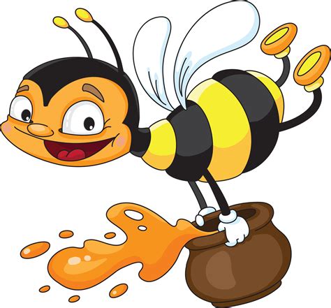 busy bee image clipart
