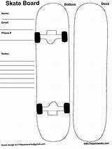 Skateboard Template Deck Decks Designs Print Board Google Worksheets School Templates Middle Search Choose Elementary Sub sketch template