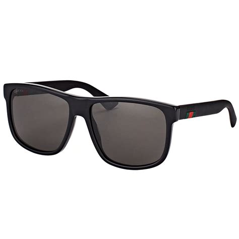 gucci gucci gg0010s 001 unisex rectangle sunglasses