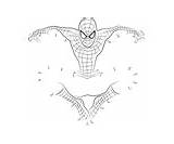 Spiderman Dot Dynamic Dots Connect Kids Search Printable sketch template