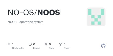 github  osnoos noos operating system