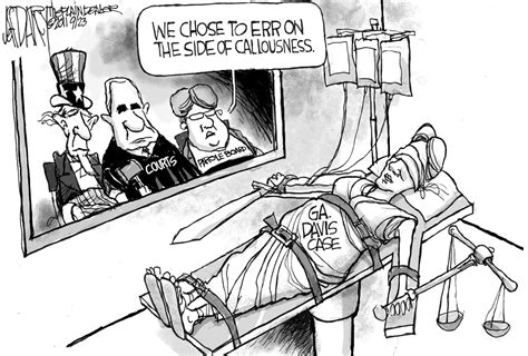 justice  ga death penalty case editorial cartoon clevelandcom
