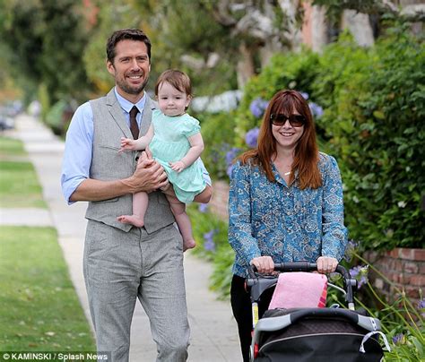 alyson hannigan ditches mum duties as she glams up to support husband alexis denisof at the much