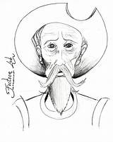 Quijote Mancha Cervantes Miguel Marty Sancho Panza Esculturas Taller Aclaración sketch template
