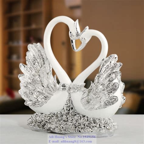 rose heart swan couple swan wedding gift ideas wedding