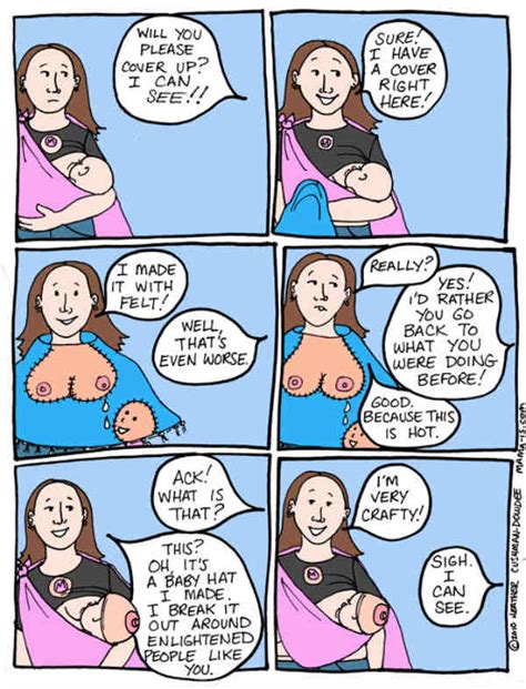 funny comics show mums how to tackle breastfeeding shamers