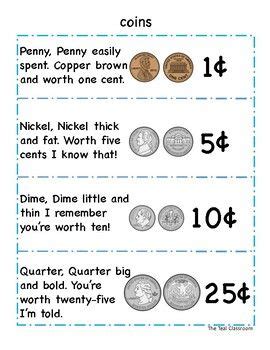 coins practice sheet teaching money money math money chart