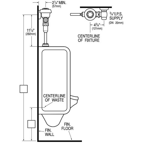 sloan side mount urinal flushometer  gpf sloanrepair