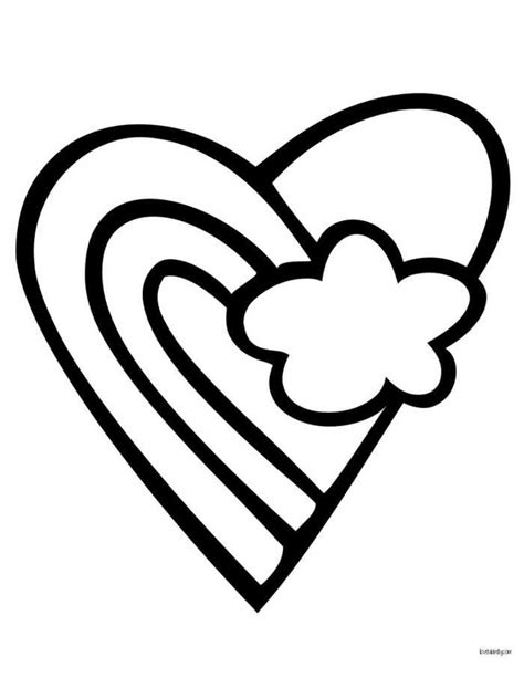 heart coloring pages printable  coloring sheets shape coloring