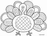 Turkey Coloring Pages Doodle Thanksgiving Mayhem Munchkins Alley Facing Front sketch template