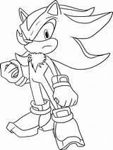 Sonic Coloring Pages Super Shadow Hedgehog Printable Color Getcolorings Cartoon sketch template