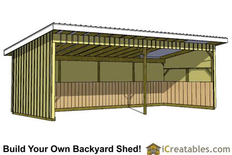 run  shed plans