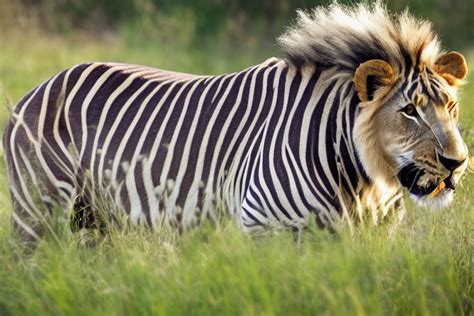 award winning high resolution photo     lion zebra hybrid arthubai