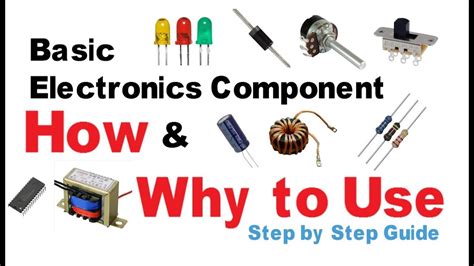 basic electronic components       electronics tutorial youtube