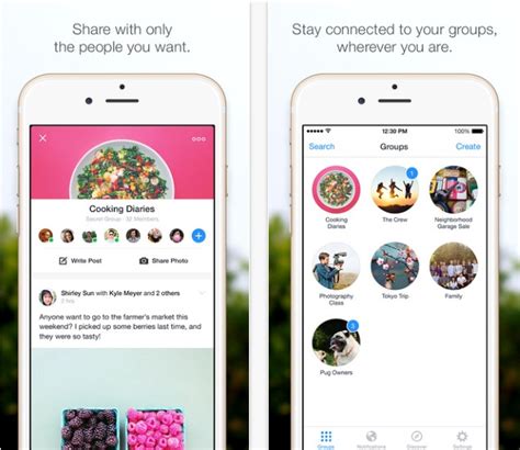 facebook groups app launched for easy community
