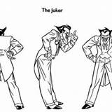 Joker Coloring Face Netart Batman sketch template