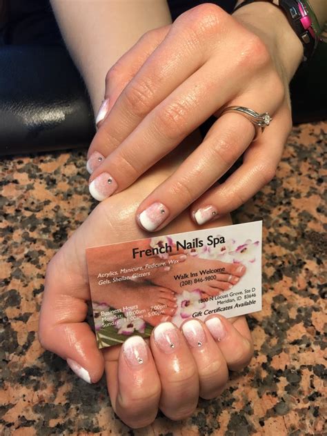 french nails spa nail salons   locust grove meridian id