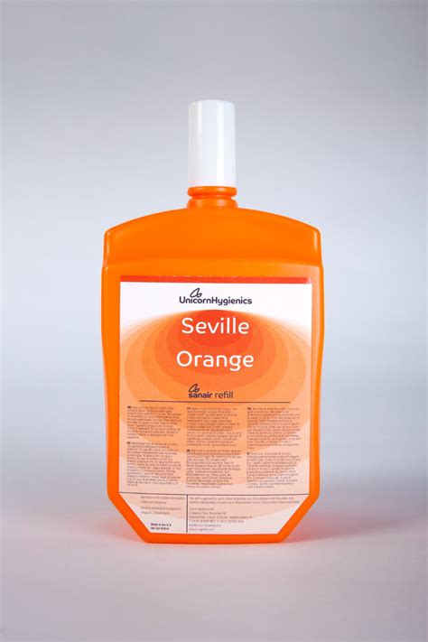 seville orange scent malodour elimination unicorn hygienics