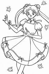 Sailor Prinzessin Malvorlagen Serenity Kostenlosen sketch template
