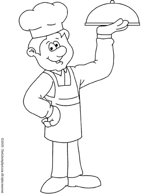 chef coloring page audio stories  kids  coloring pages
