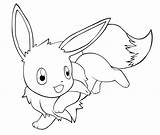 Eevee Coloring Pokemon Pages Evolutions Clipart Library Clip sketch template