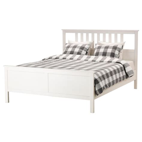 hemnes bed frame white stain luroey queen ikea   ikea bed