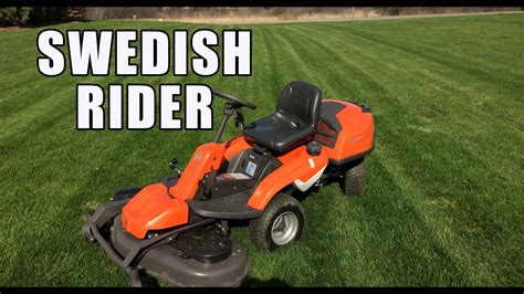 Husqvarna R 220t Articulated Riding Lawn Mower Youtube