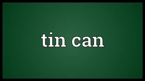 tin  meaning youtube