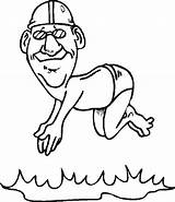 Coloring Pages Swimming Cartoons Cartoon Swim Clipart Funny Cliparts Sports Library Popular Comments Coloringhome Favorites Add sketch template