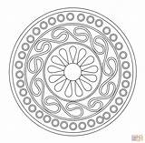 Coloring Celtic Pages Ornament sketch template