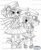 Besties Big Steampunk Stamps Dolls Eye Head Sherri Baldy Digi Sisters Instant Digital Bestie Mybestiesshop sketch template