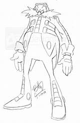 Eggman Sketch Ninjahaku21 sketch template