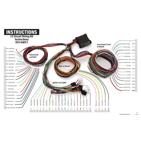 universal  circuit wiring harness diagram