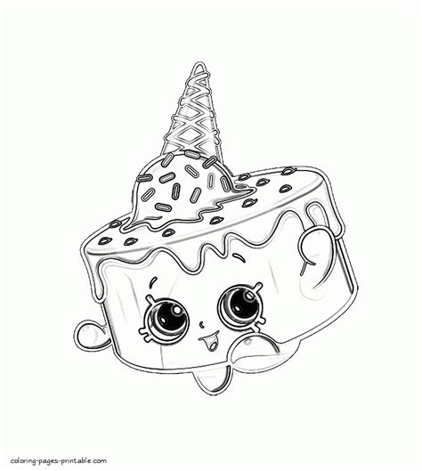 coloring book shopkins ice cream kate coloring pages printablecom