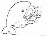 Jonah Whale Coloring Drawing Pages Cartoon Printable Kids Color sketch template