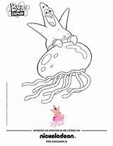 Coloring Spongebob Pages Patrick Star Jellyfish Sea Sponge Drawing Fun Print Color Jelly Plankton Getcolorings Cliparts Ocean Krab Krusty Getdrawings sketch template