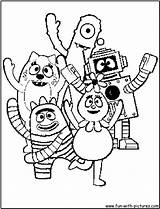 Coloring Pages Nick Jr Gabba Yo Halloween Printable Drawing Nickelodeon Color Clipart Getcolorings Getdrawings Print Library Popular Comments sketch template