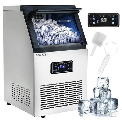 nurxiovo commercial ice machine maker lbsh ice cube machine  lbs bin clear cube