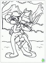 Bunny Coloring Pages Lola Dinokids Bugs Karate Tunes Looney Cartoon Related Close sketch template