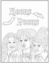 Hocus Pocus sketch template
