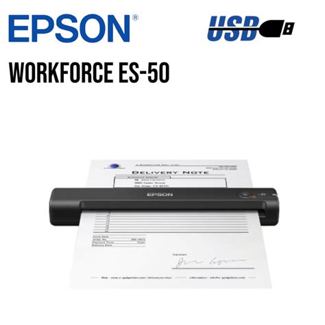 Escaner Portatil Epson Workforce Es 50 A4 600dpi 5 5ppm Usb Tienda De